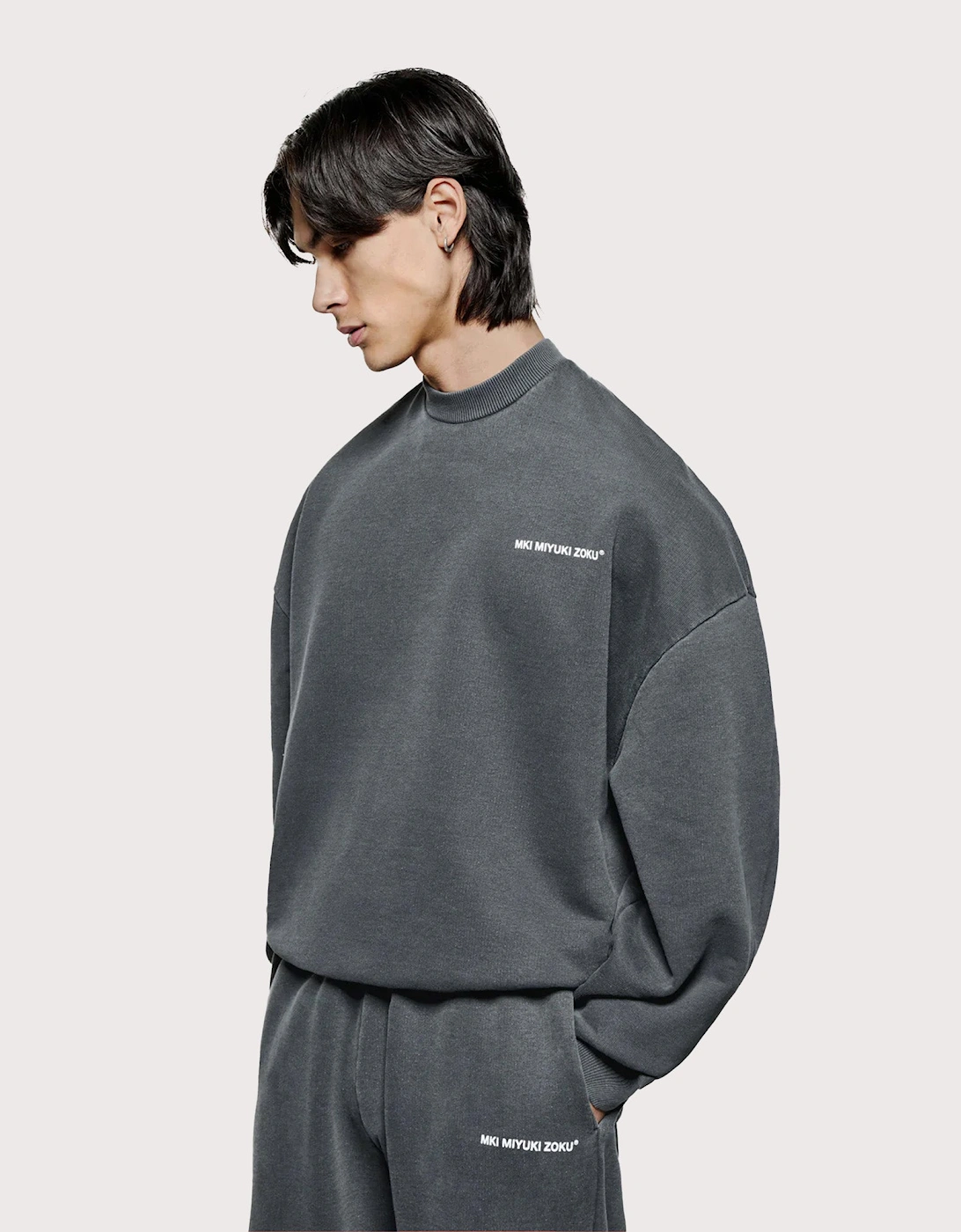 Oversized Uniform Crew Sweatshirt