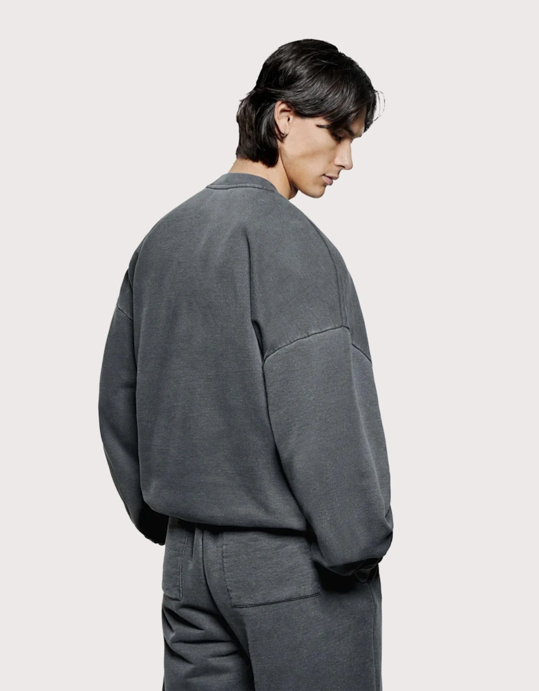 Oversized Uniform Crew Sweatshirt