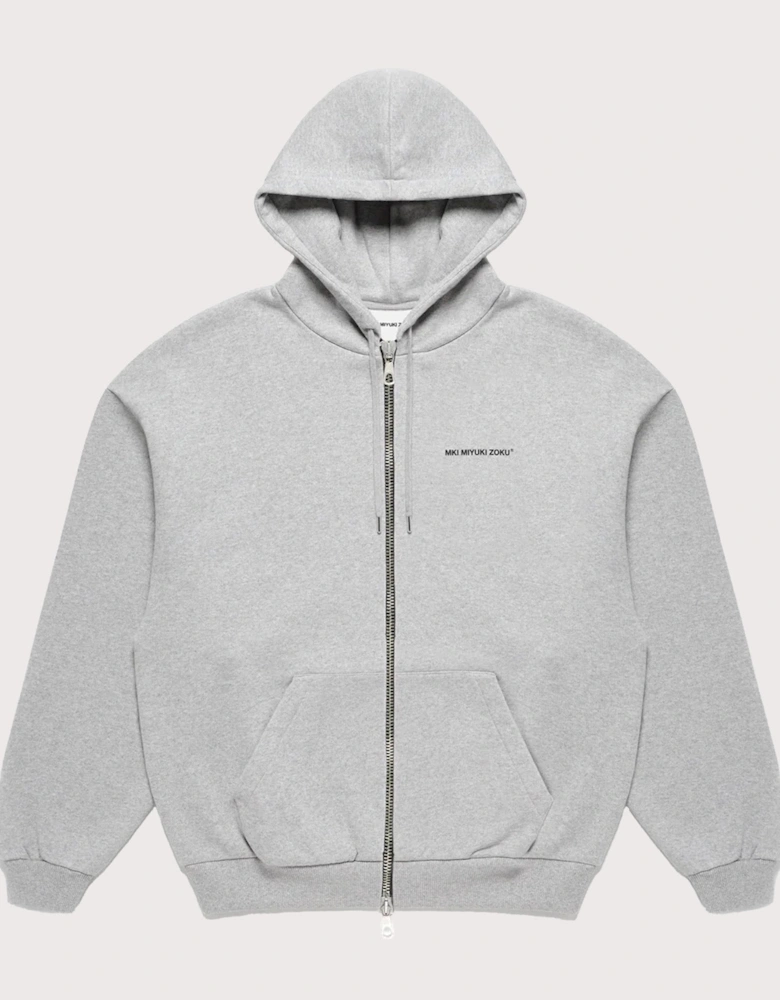 Oversized Uniform Zip Through Hoodie