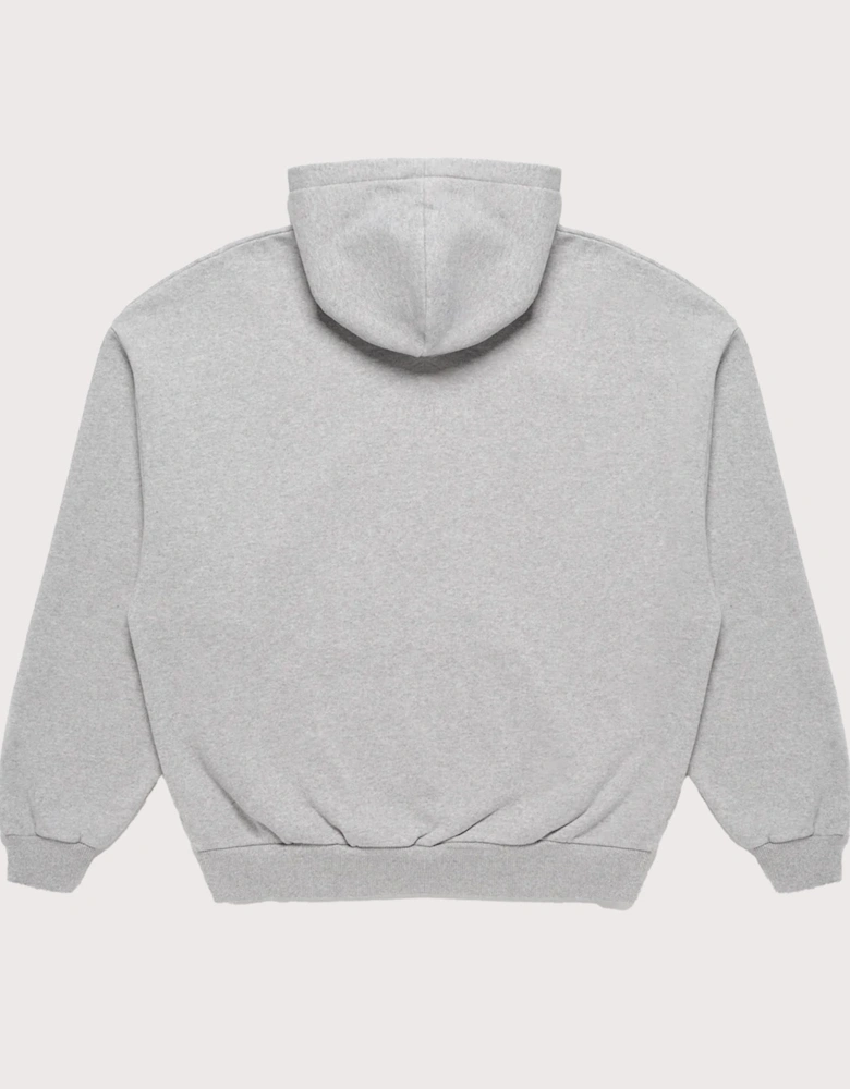 Oversized Uniform Zip Through Hoodie