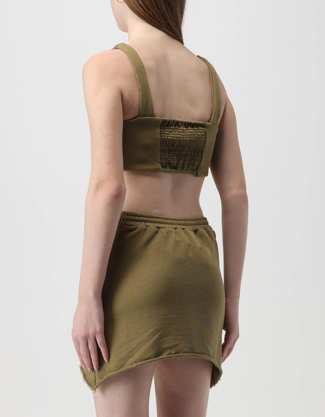 TwoPiece Set Crop Top Mini Skirt