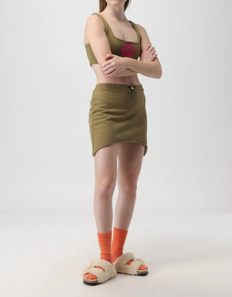 TwoPiece Set Crop Top Mini Skirt