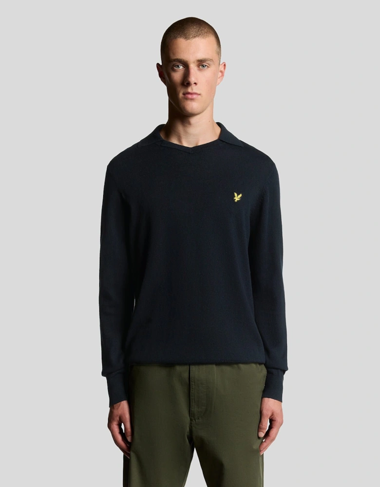 Cotton Merino Football Jumper