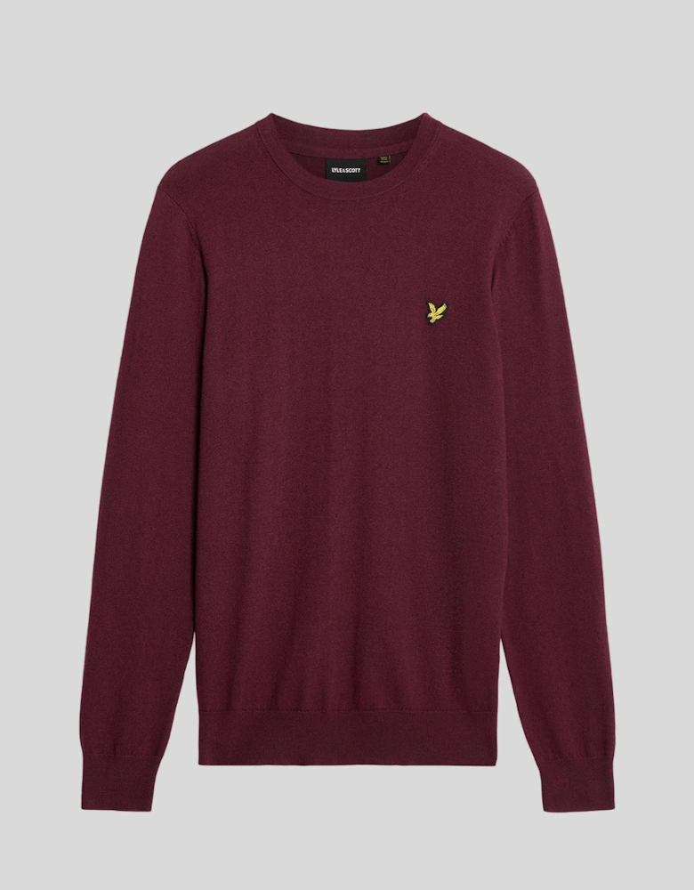 Cotton Merino Crew Neck Jumper