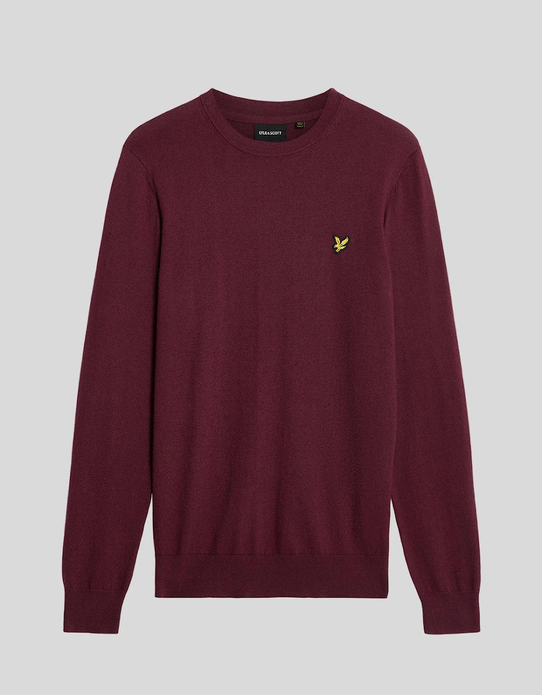 Cotton Merino Crew Neck Jumper