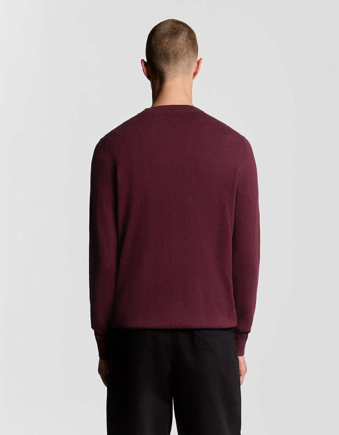 Cotton Merino Crew Neck Jumper