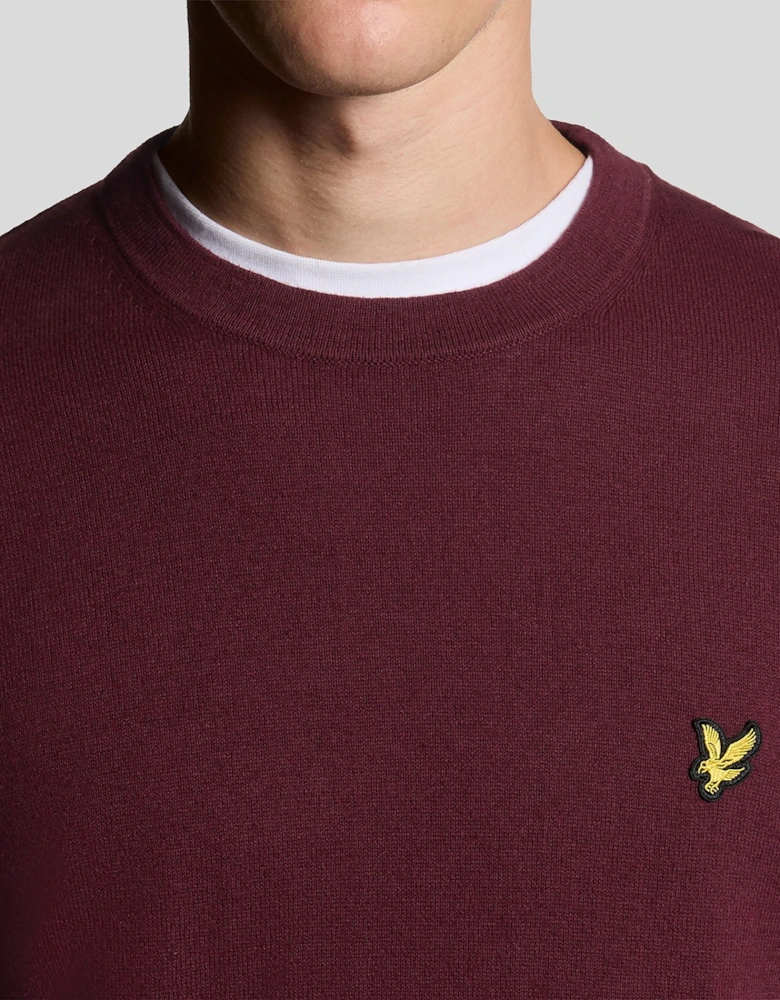 Cotton Merino Crew Neck Jumper