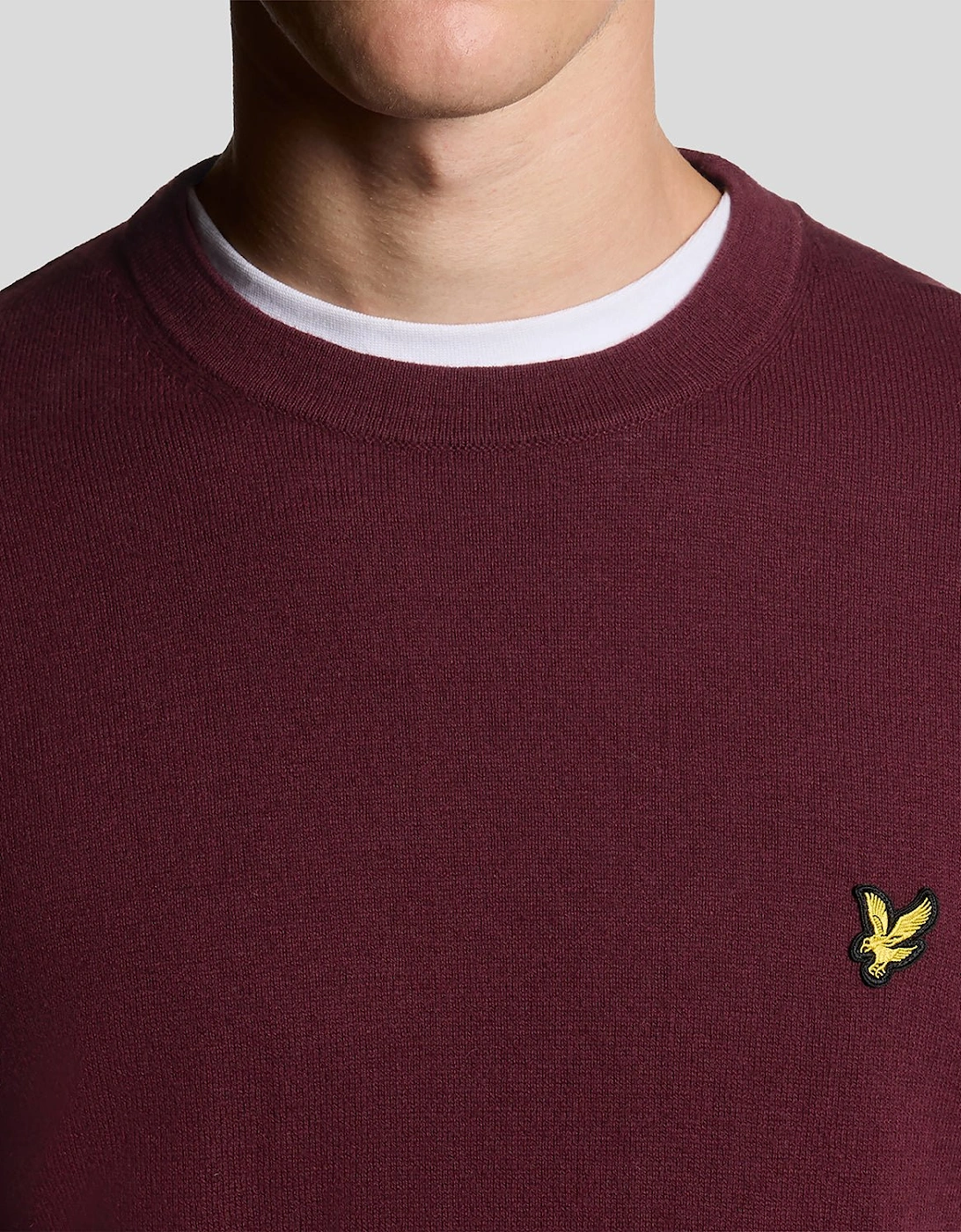 Cotton Merino Crew Neck Jumper