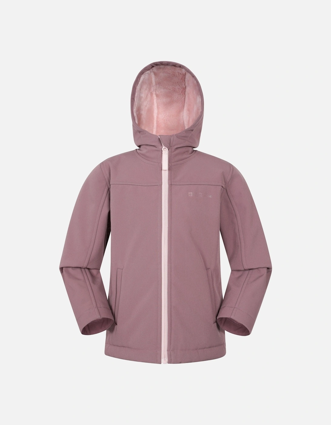 Mountain Warehouse Mountain Warehouse Childrens/Kids Arctic Borg Lined Soft Shell Jacket - Pink