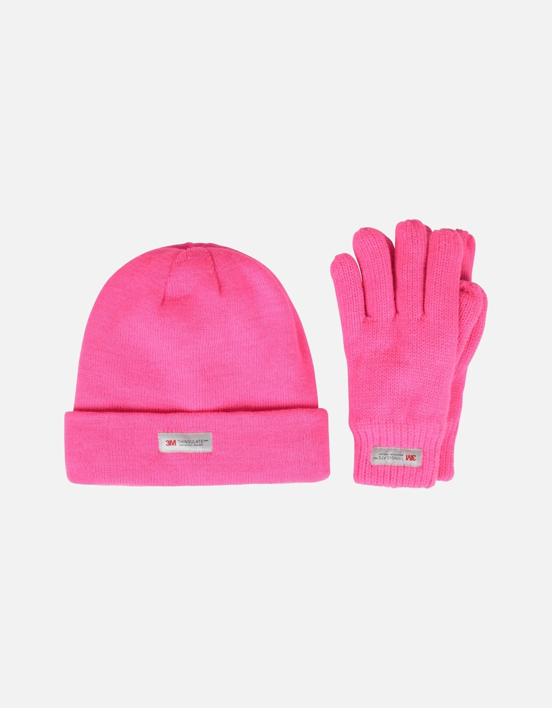 Childrens/Kids Thinsulate Fleece Beanie & Gloves Set, 2 of 1
