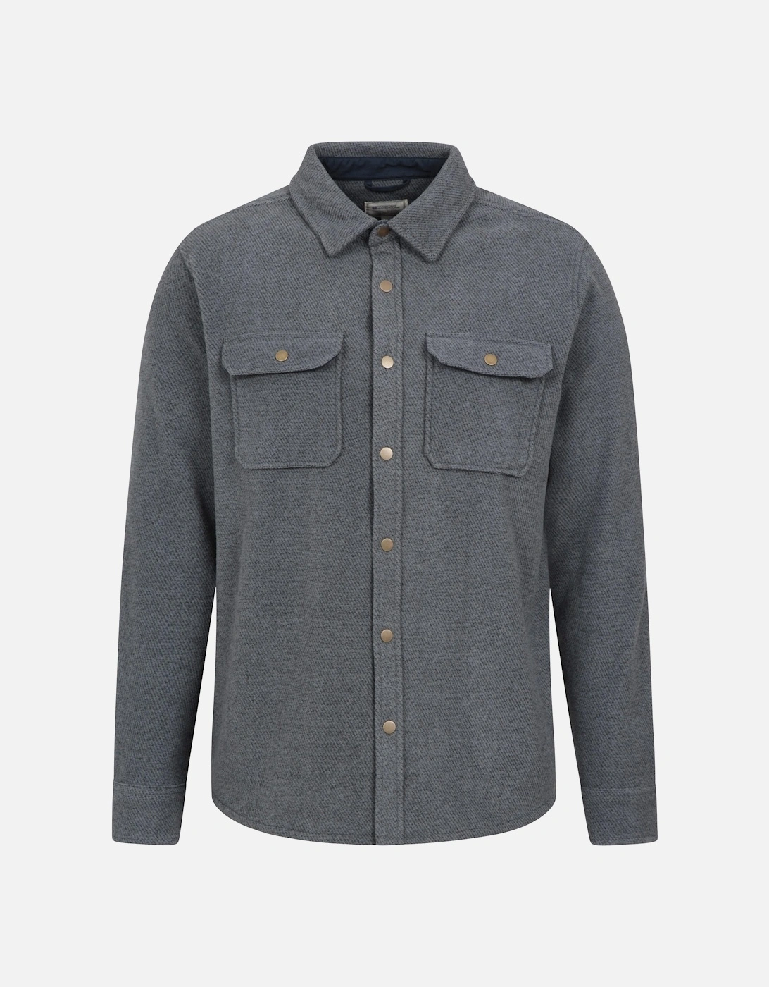 Mens Dresden Melange Shirt, 2 of 1