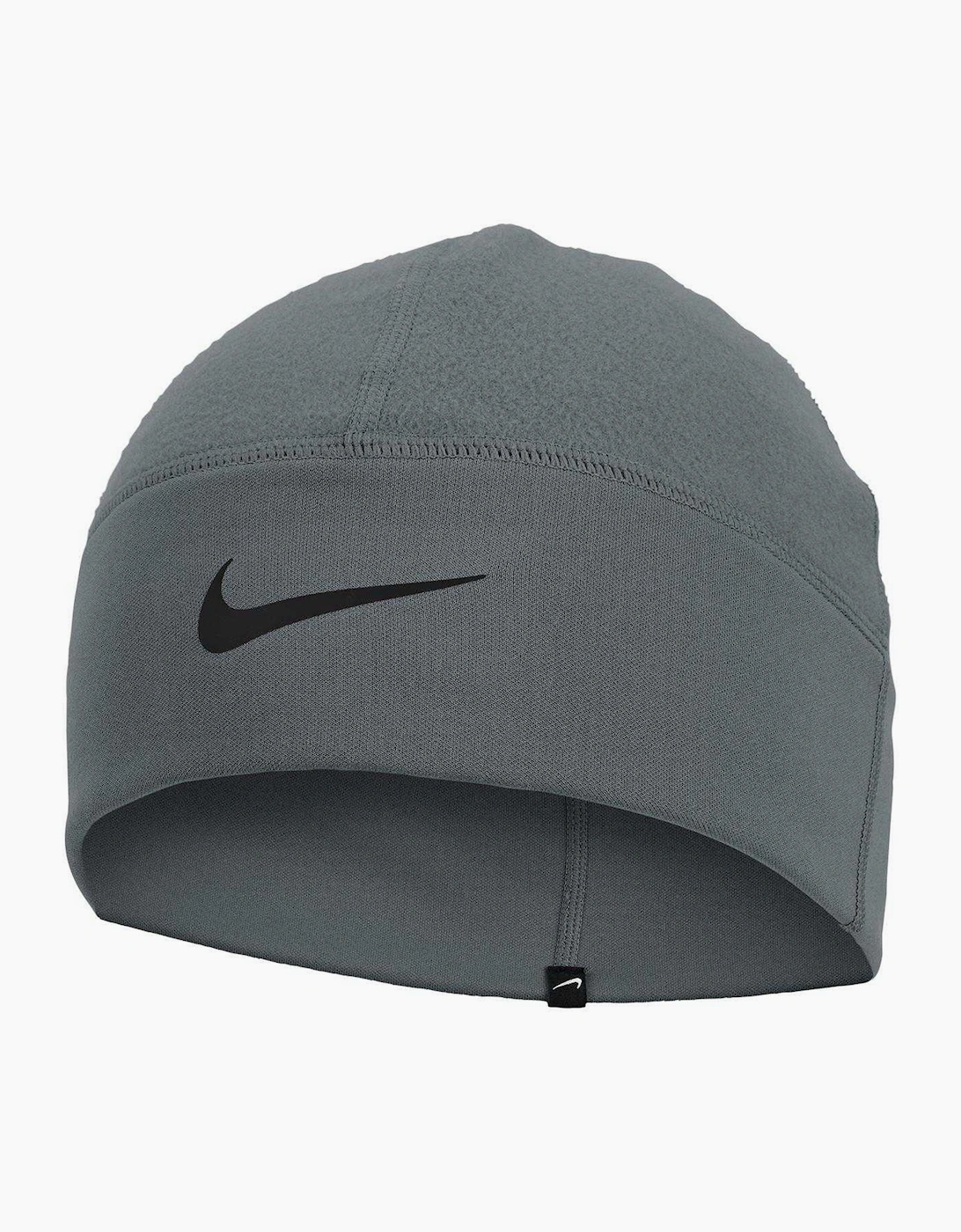 Nike Unisex Grey Therma Fit Swoosh Fleece Beanie - Size: One Size