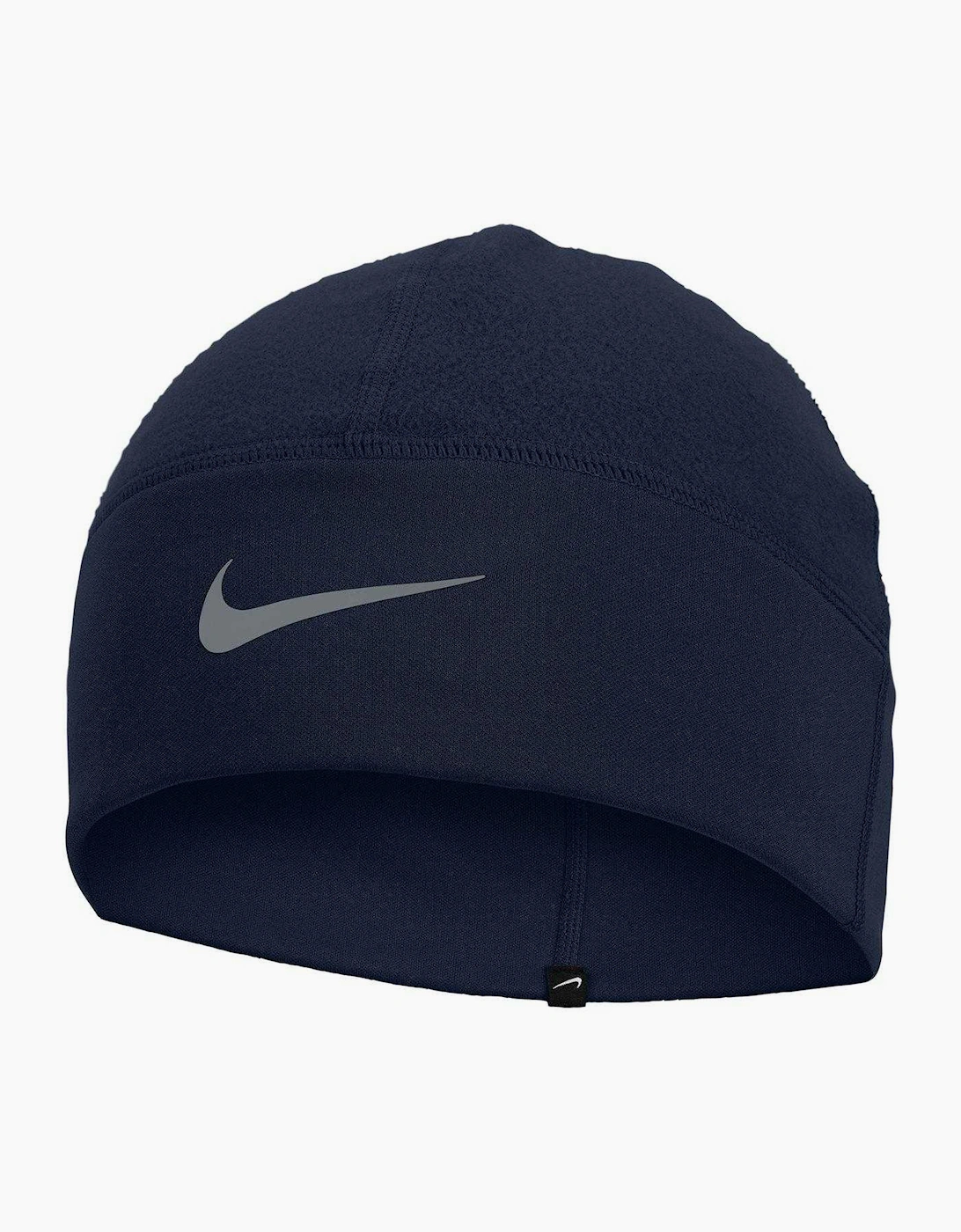 Nike Unisex Navy Therma Fit Swoosh Fleece Beanie - Size: One Size