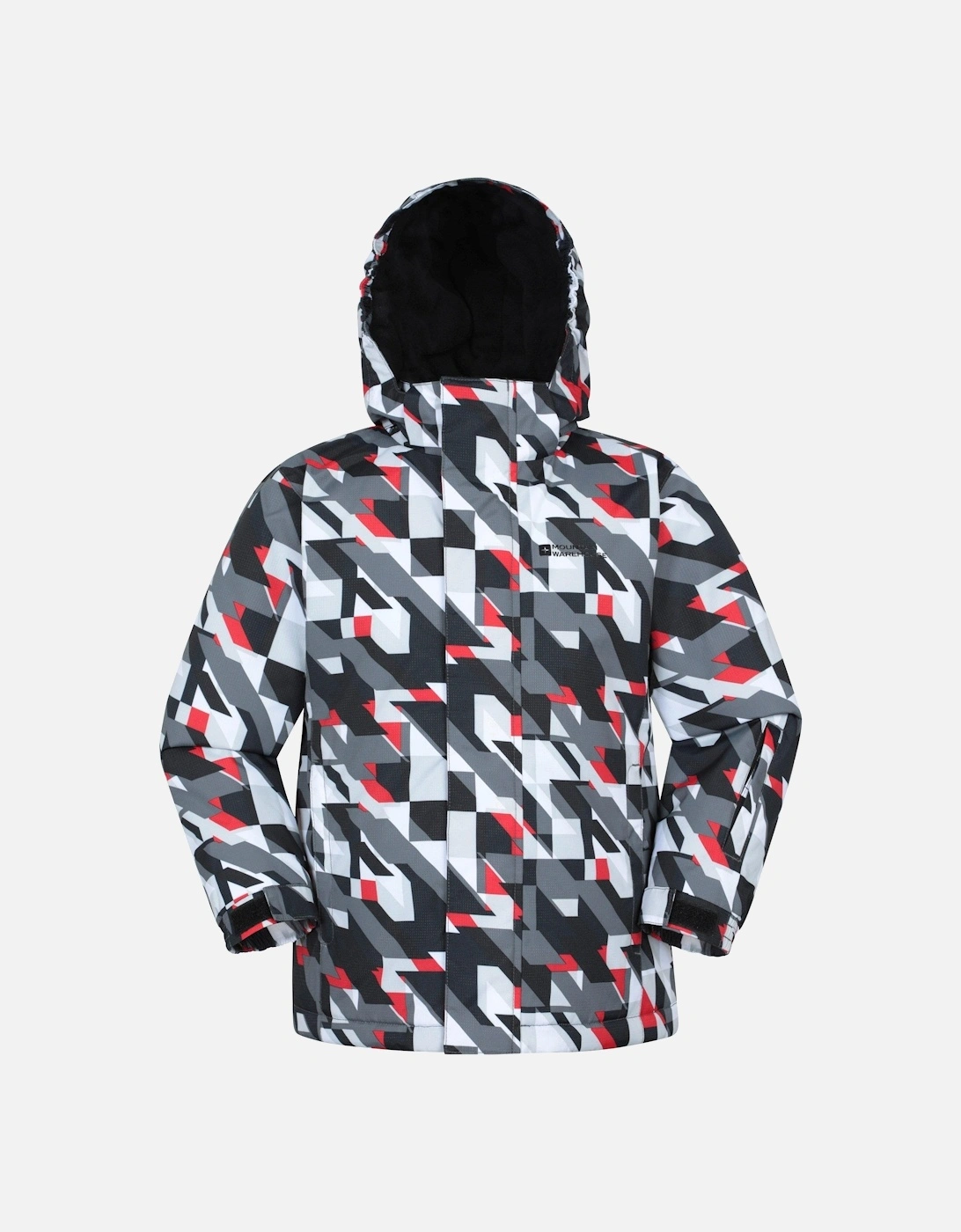Childrens/Kids Mogal Geometric Ski Jacket, 2 of 1