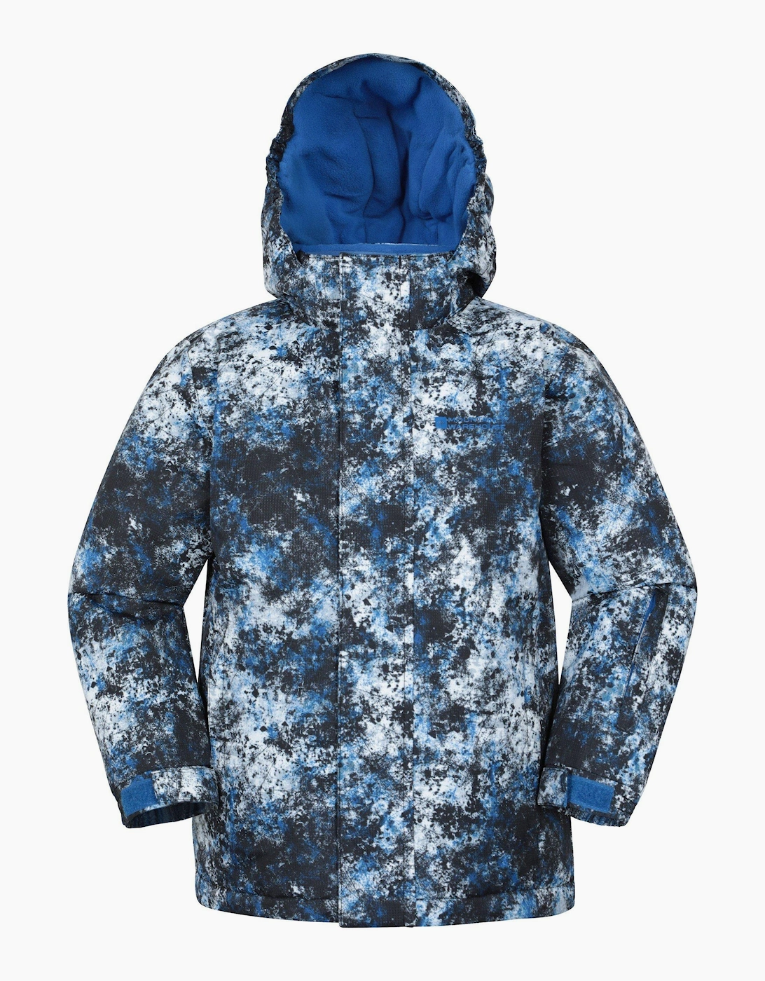 Mountain Warehouse Unisex White Childrens/ Mogal Geometric Ski Jacket - Size: 13 Years Kids