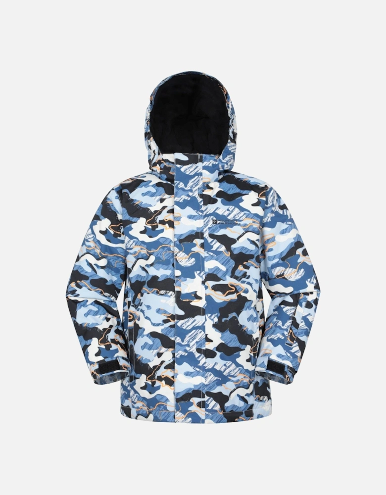 Childrens/Kids Mogal Geometric Ski Jacket