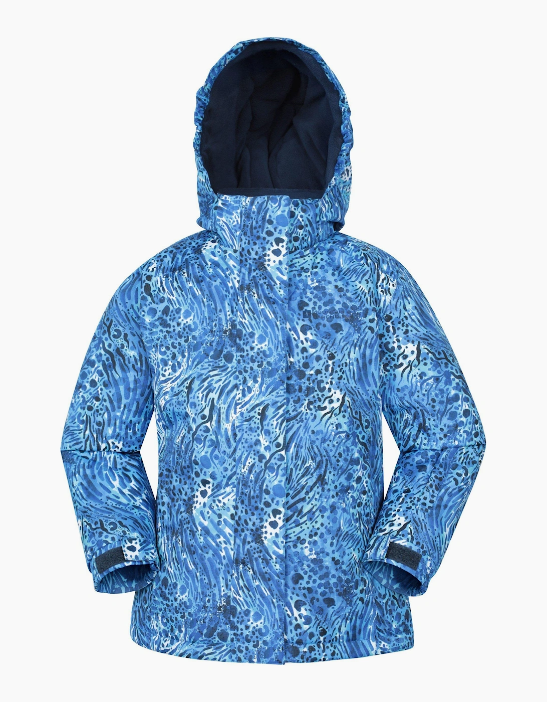 Mountain Warehouse Unisex Blue Childrens/ Snowdrop Watercolour Ski Jacket - Size: 13 Years Kids