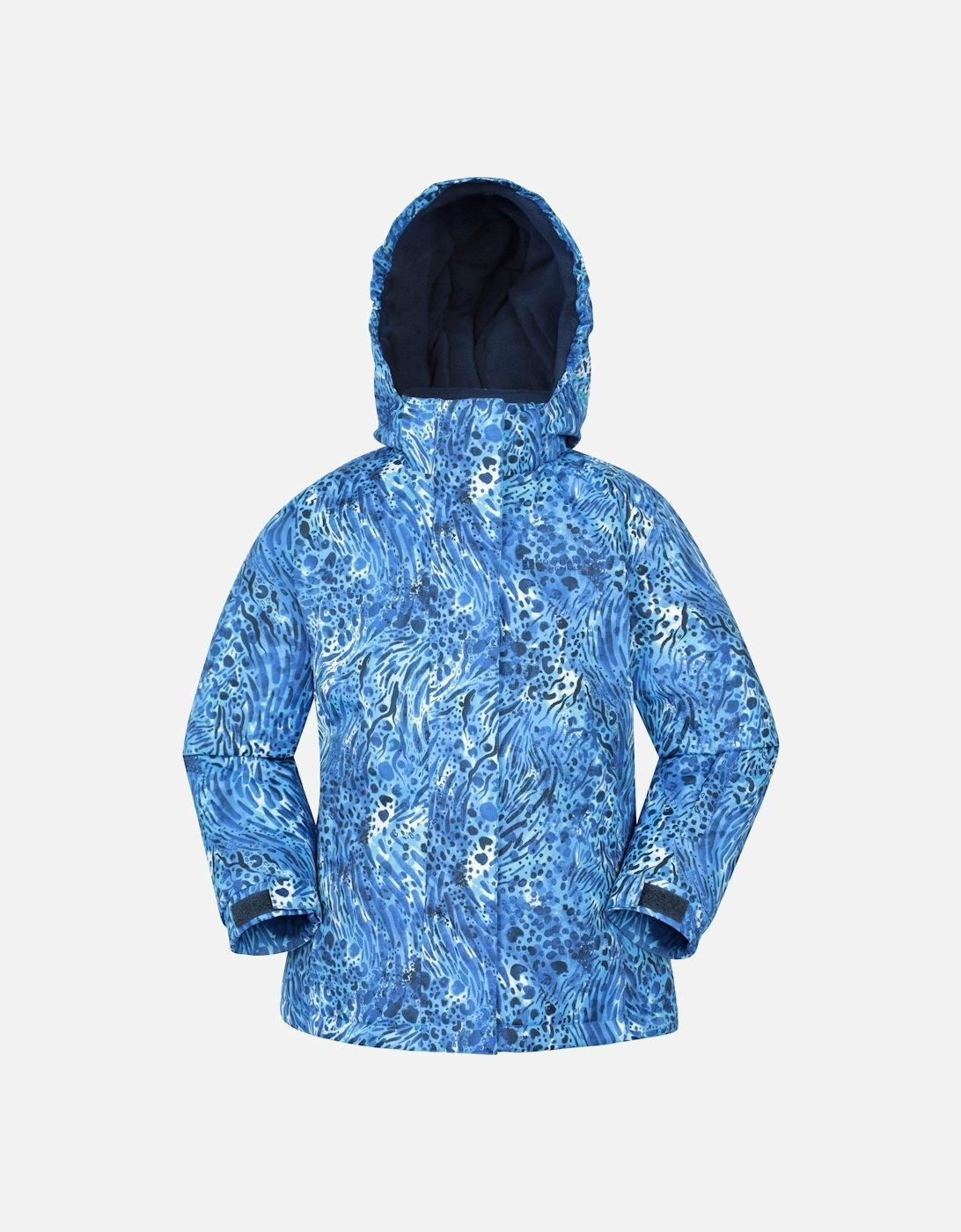Childrens/Kids Snowdrop Watercolour Ski Jacket, 2 of 1