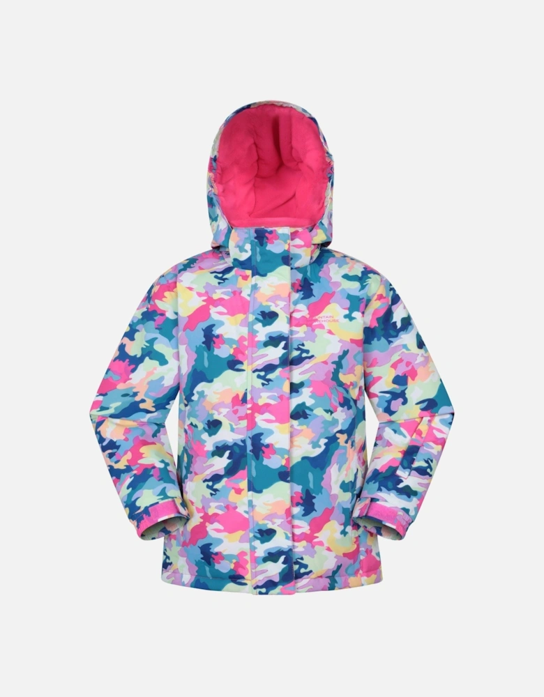 Childrens/Kids Snowdrop Watercolour Ski Jacket