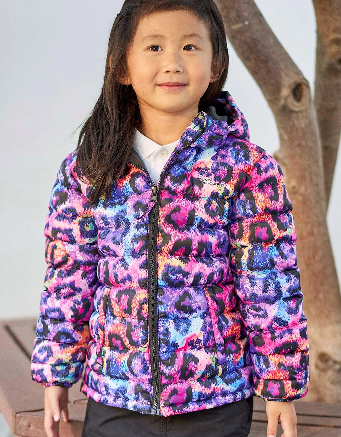 Childrens/Kids Seasons Watercolour Padded Jacket