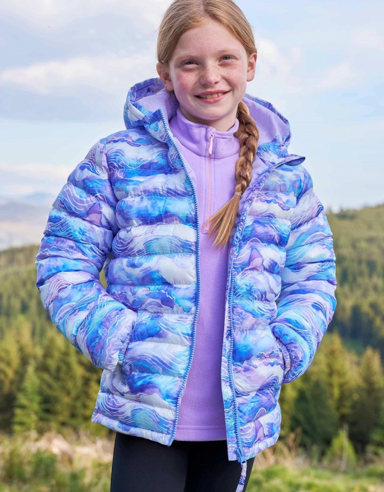 Childrens/Kids Seasons Watercolour Padded Jacket