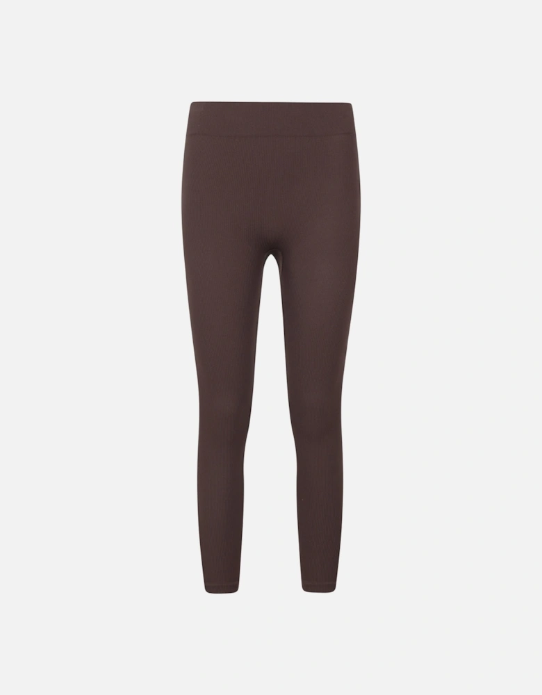 Womens/Ladies Carmel Ribbed Seamless Thermal Bottoms