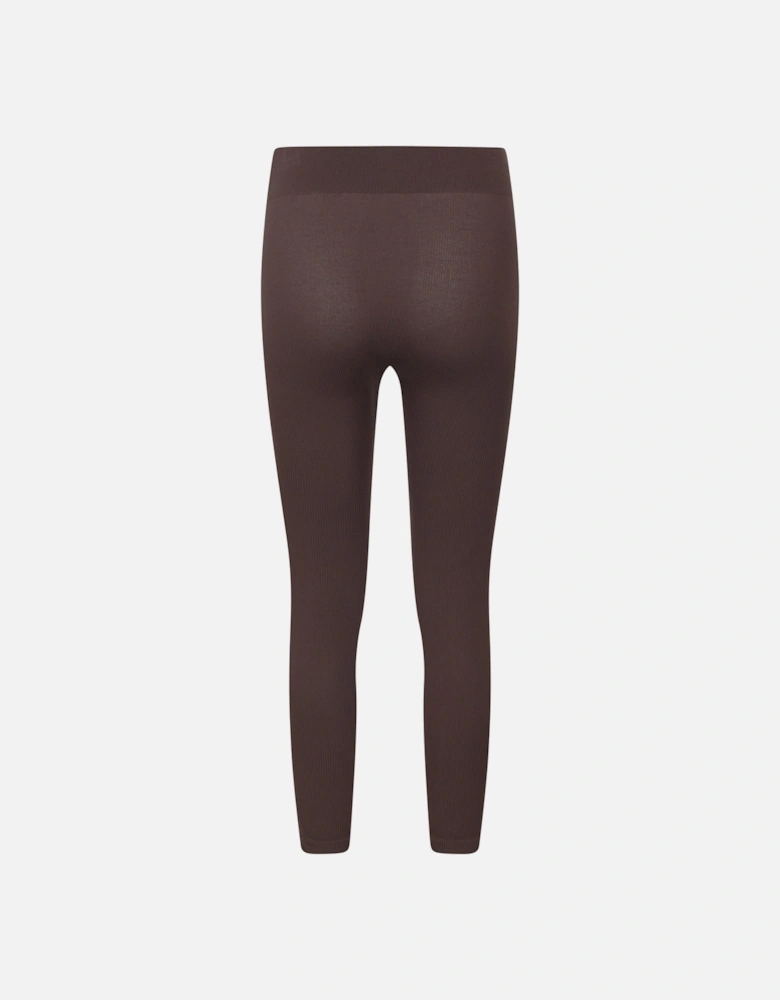 Womens/Ladies Carmel Ribbed Seamless Thermal Bottoms