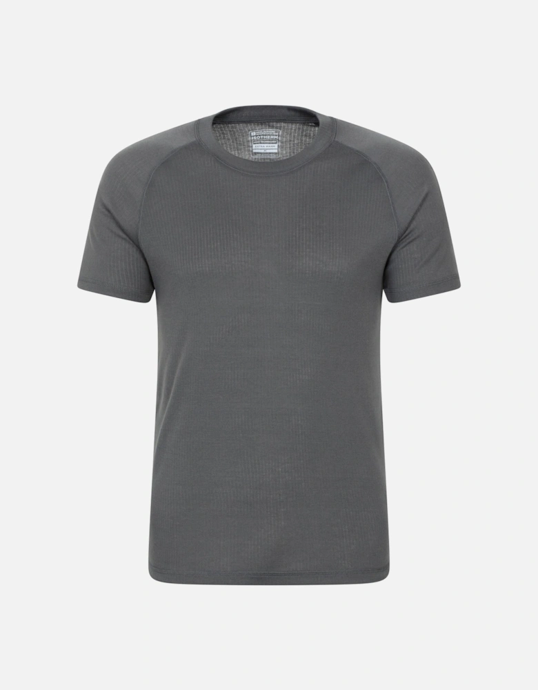 Mens Talus Round Neck Short-Sleeved Thermal Top