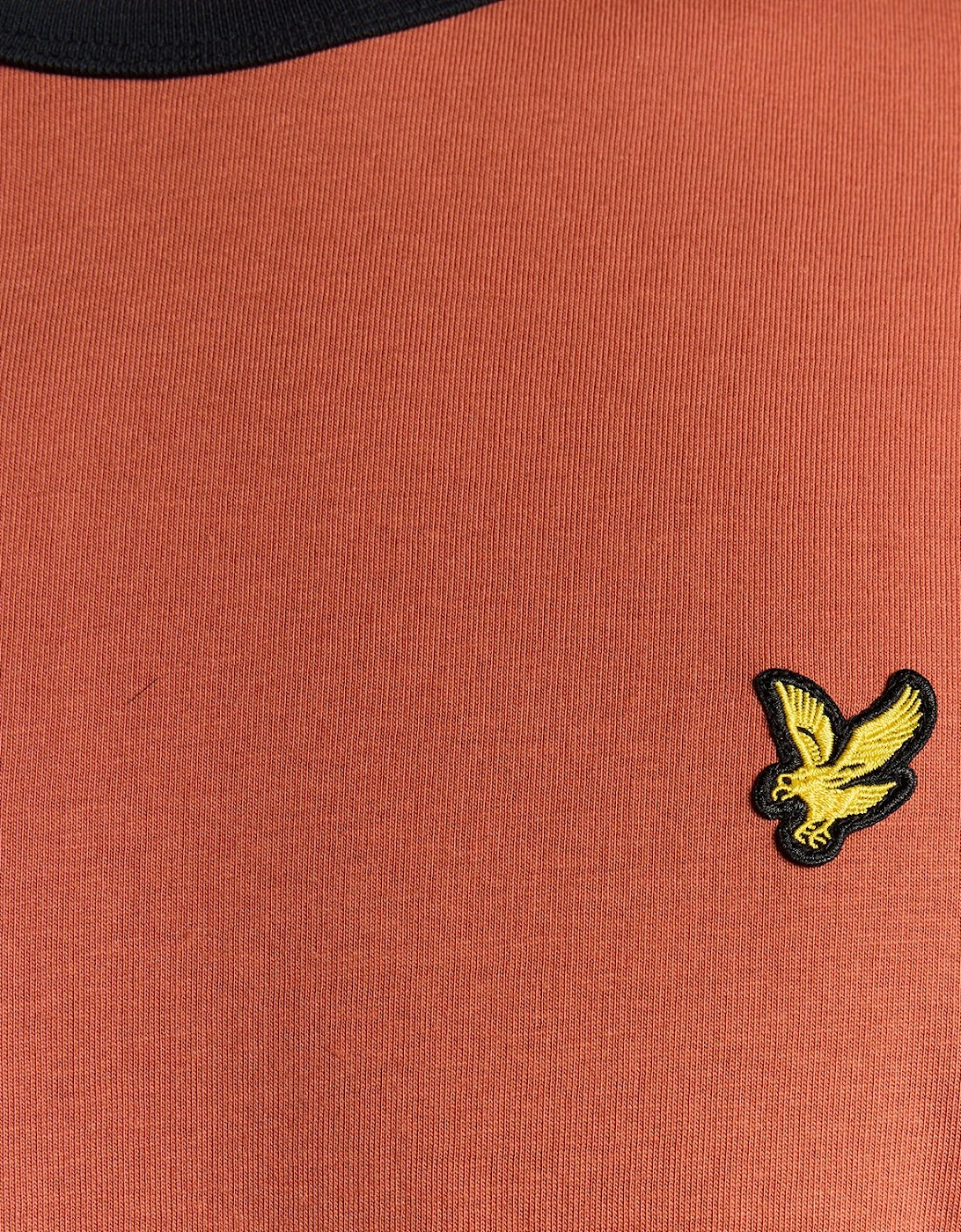 Ringer Cotton Crew Neck T-Shirt