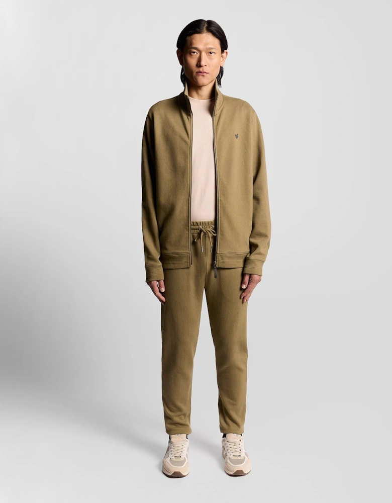 Diagonal Weave Track Jacket