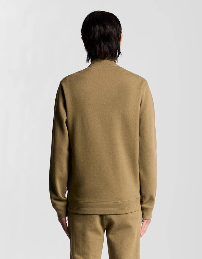 Diagonal Weave Track Jacket