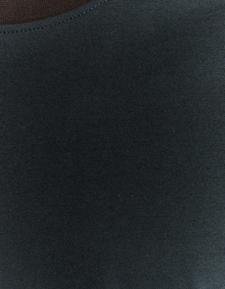 Half Raglan Cotton T-Shirt