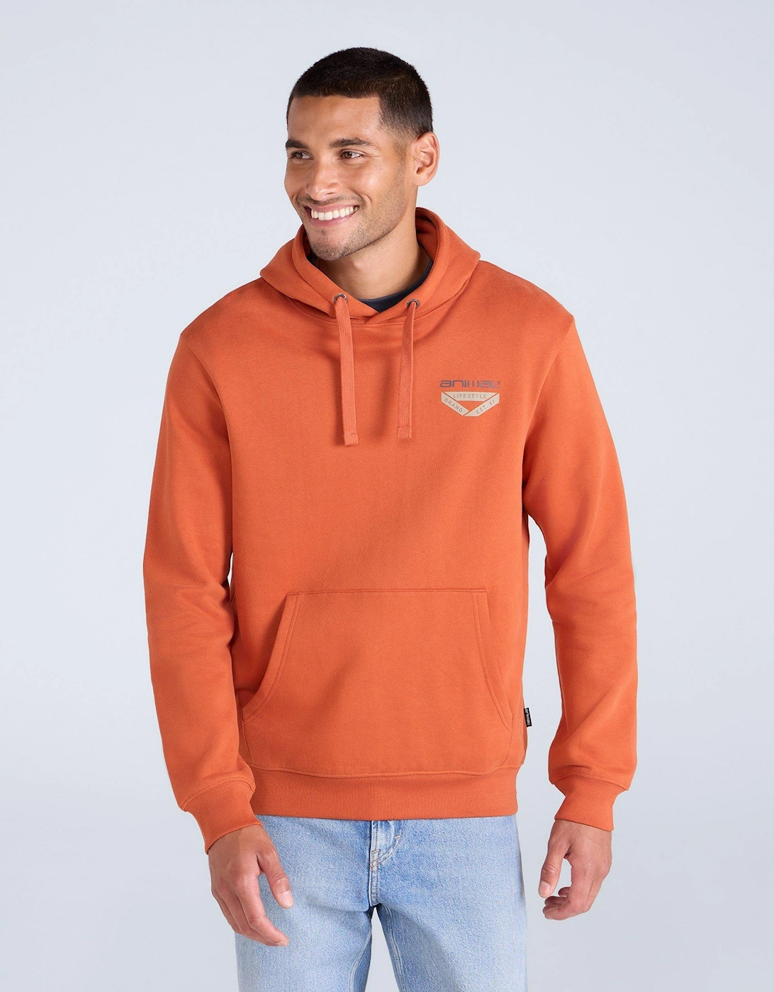 Mens River Organic Hoodie, 2 of 1
