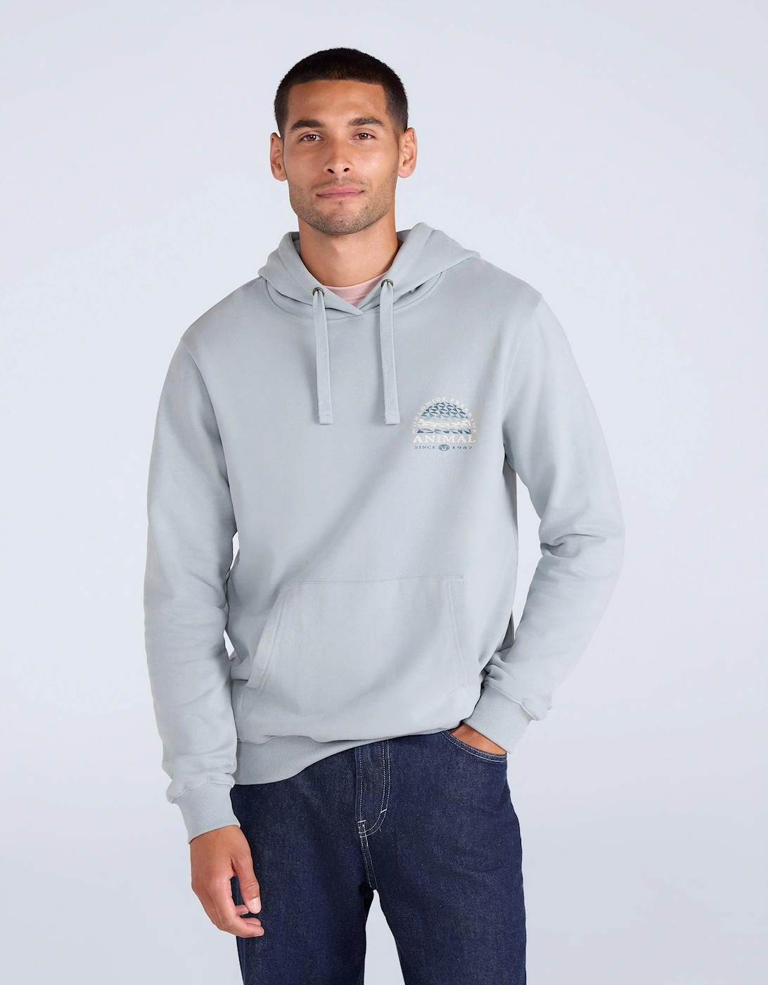Mens River Organic Hoodie, 2 of 1