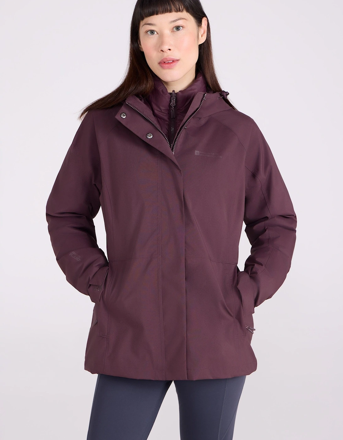 Womens/Ladies Alaskan 3 in 1 Padded Jacket, 2 of 1