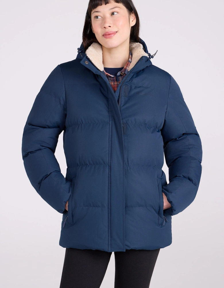 Womens/Ladies Snow Borg Lined Padded Jacket