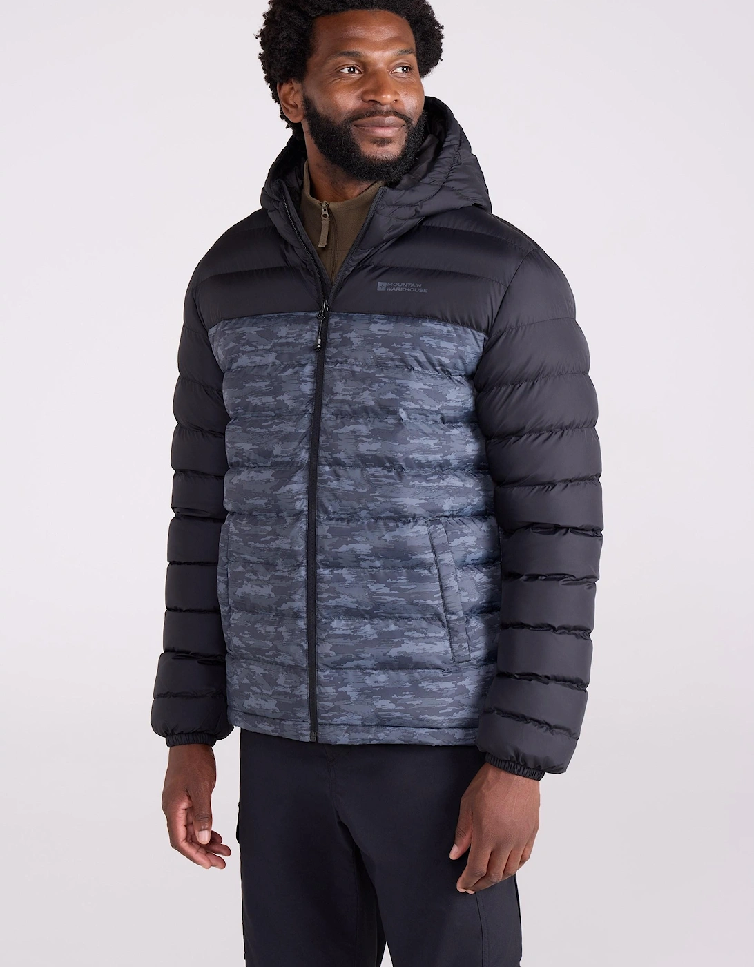 Mens Seasons II Camo Padded Jacket, 2 of 1