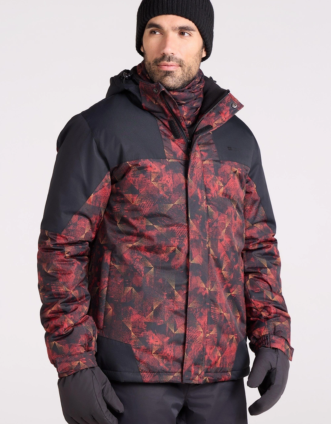 Mens Shadow II Printed Ski Jacket, 2 of 1