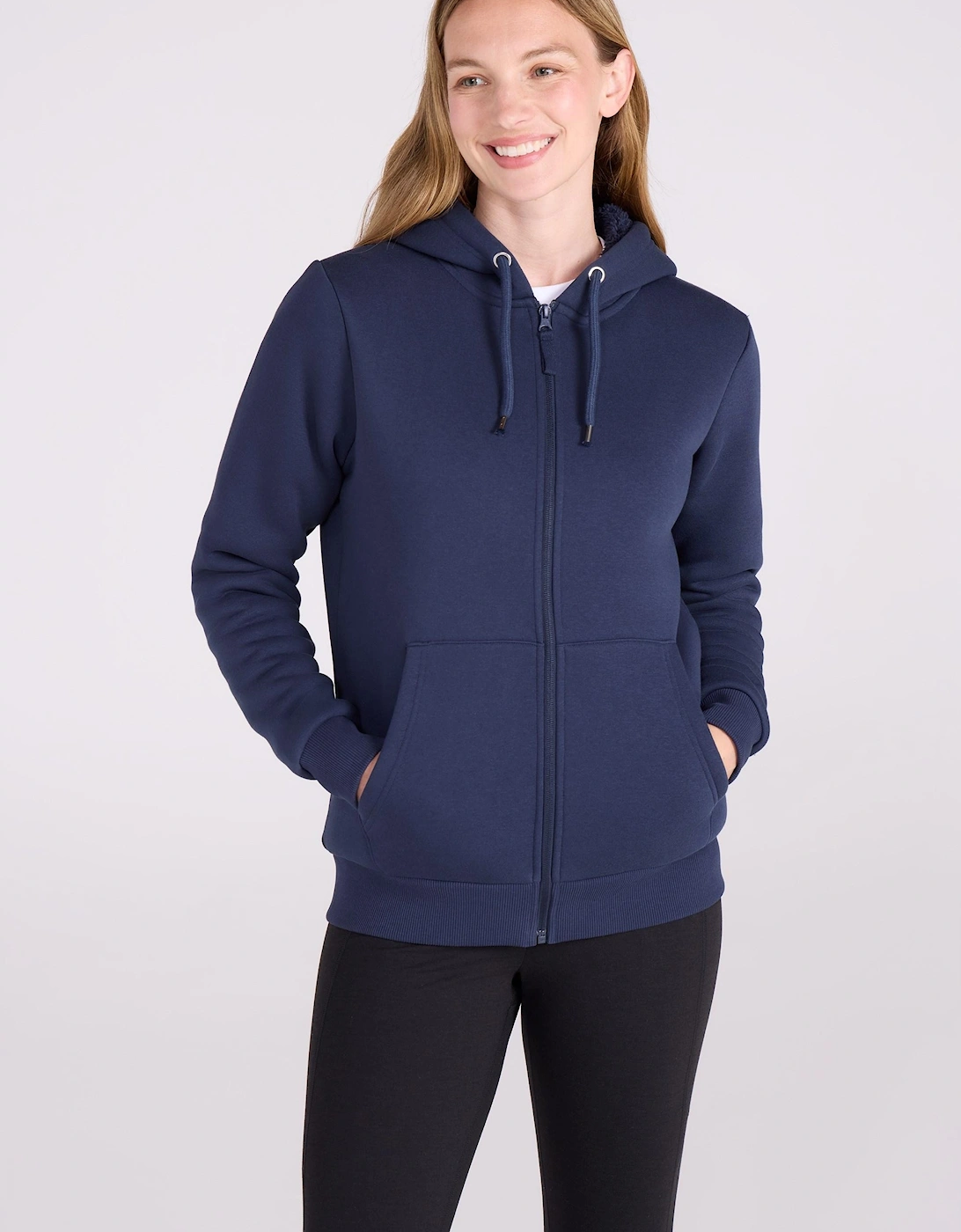Mountain Warehouse Women's Mountain Warehouse Womens/Ladies Dalton Sherpa Lined Full Zip Hoodie - Cream