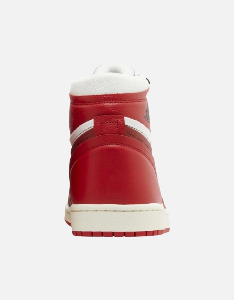 Womens/Ladies Air Jordan 1 Leather Trainers