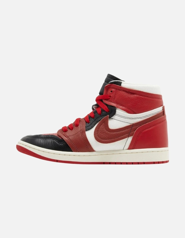 Womens/Ladies Air Jordan 1 Leather Trainers