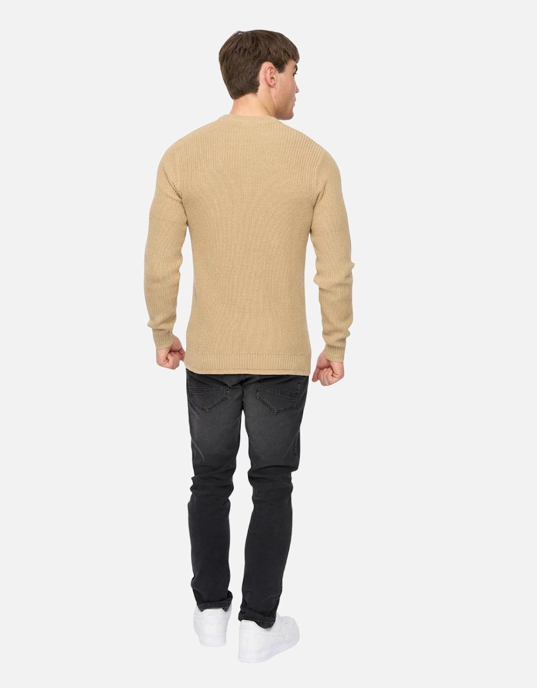 Mens Kabstars Cable Knit Pullover
