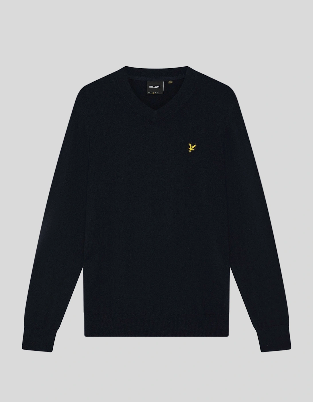 Cotton Merino V Neck Jumper