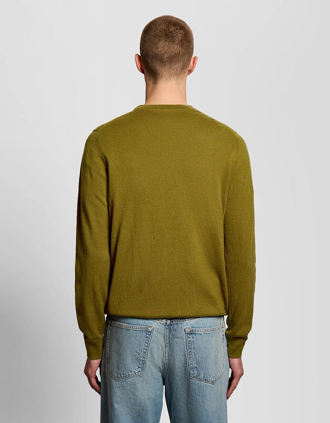 Cotton Merino Crew Neck Jumper