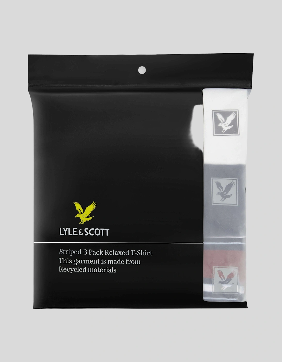 Striped 3 Pack Relaxed T-Shirt