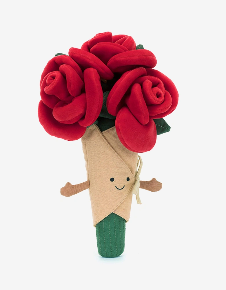 Amuseables Rose Bouquet in Red (30cm)