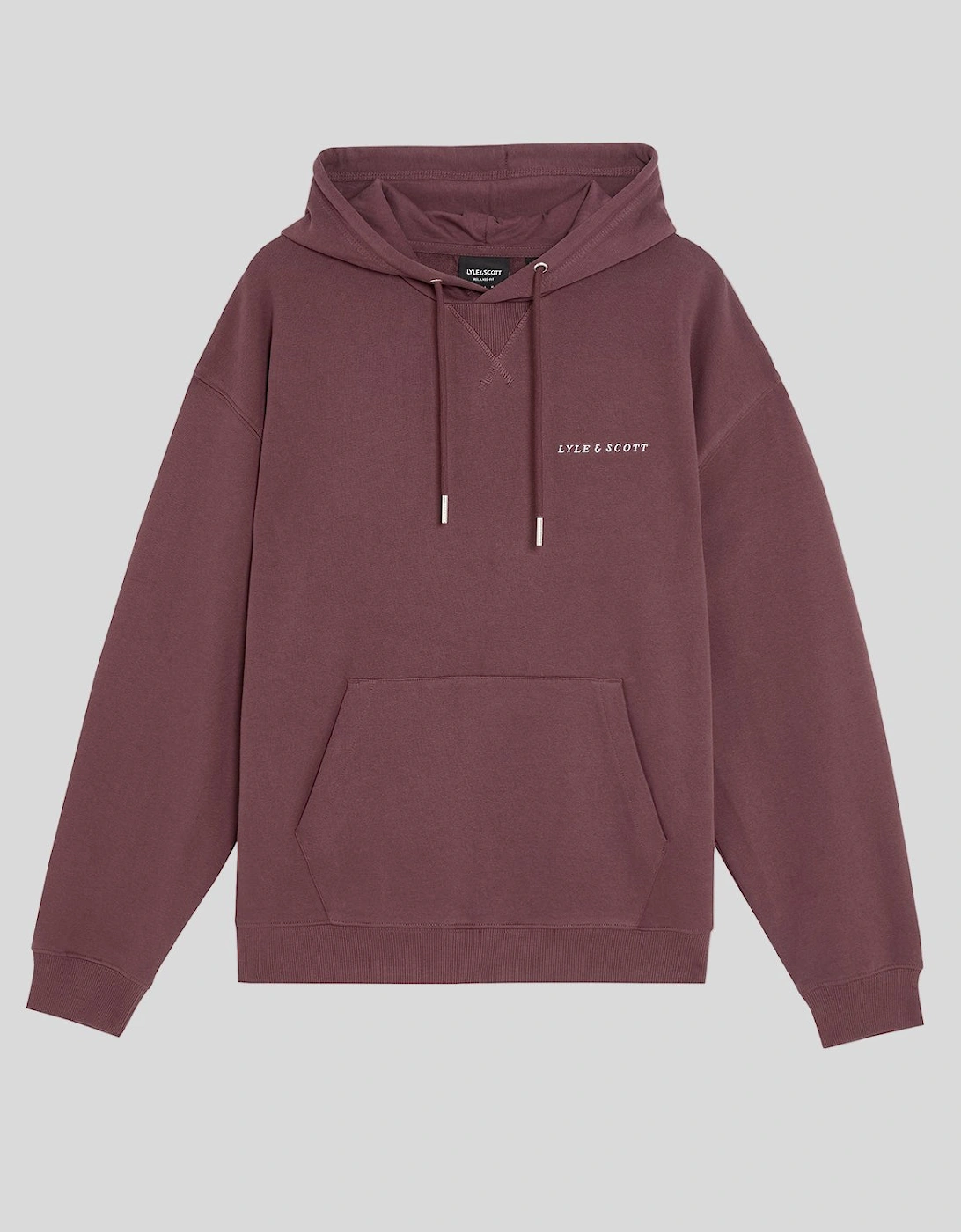 Script Brushback Pullover Hoodie