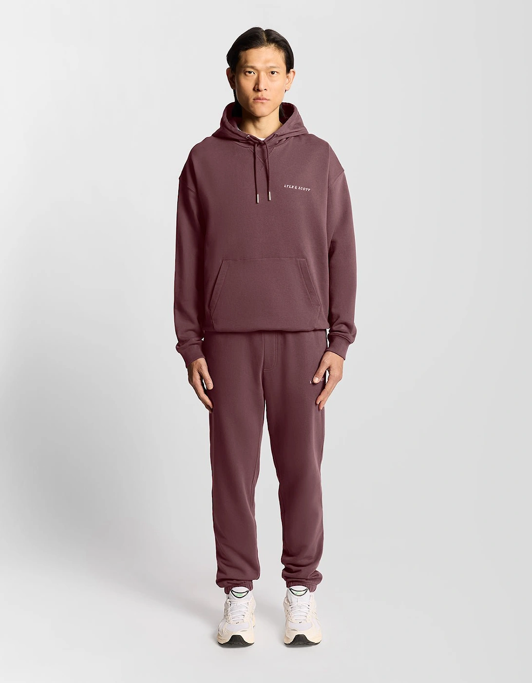 Script Brushback Pullover Hoodie