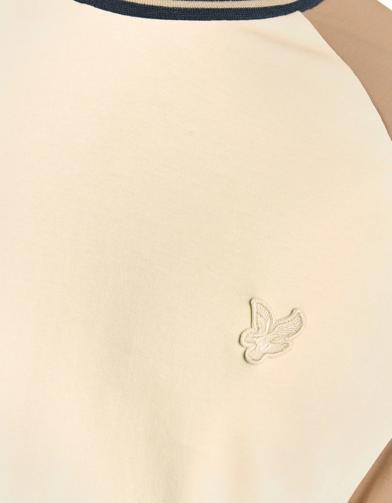 Interlock Contrast Raglan T-shirt