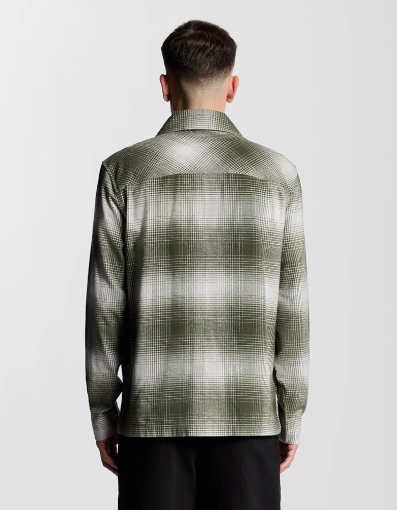 Ombre Check Overshirt